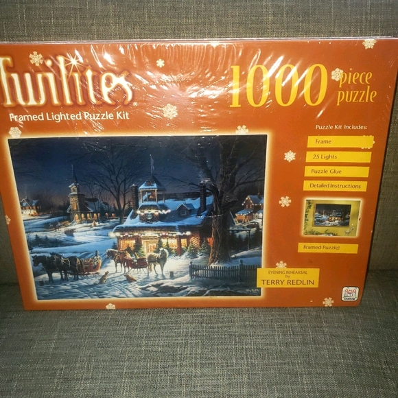 Chateau Other - Twilities 1000 piece framed lighted puzzle sealed